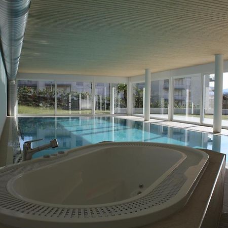 Indoor Swimming Pool, Sauna, Fitness, Private Gardens, Spacious Modern Apartment Lugano Eksteriør bilde