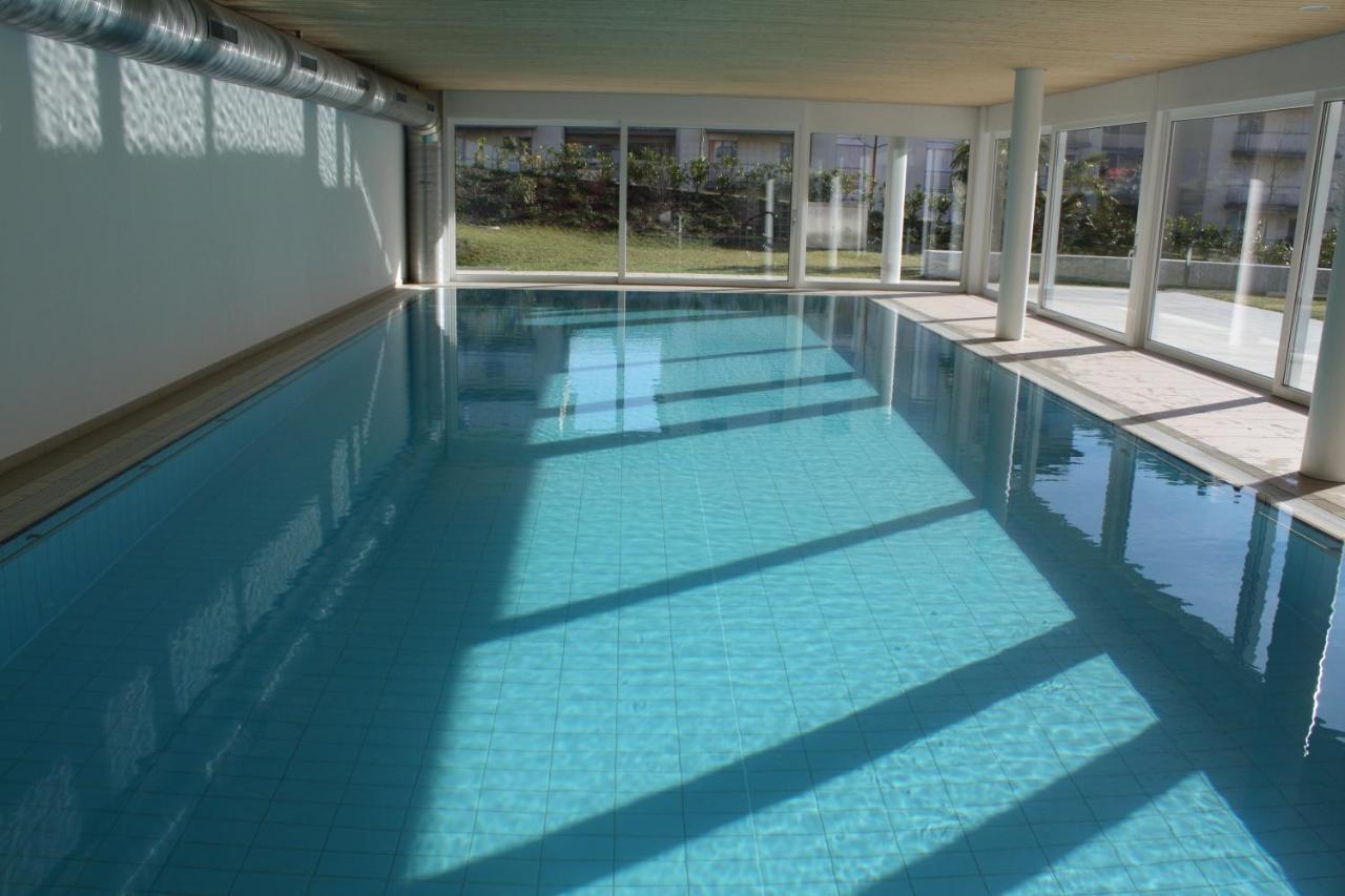 Indoor Swimming Pool, Sauna, Fitness, Private Gardens, Spacious Modern Apartment Lugano Eksteriør bilde